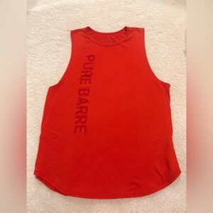 Pure Barre Red Tank Top Medium